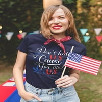 4. srpnja Dan nezavisnosti Baner Majica - MIMage by Shutterstock, ženska XX-velika