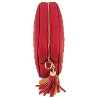 Yinguo modne žene čvrste boje patentnih zatvarača tassel hnadbag torba na ramenu Messenger torba