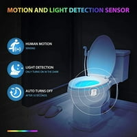 Noćni toalet Light LED pokret aktivirani senzor sjedala