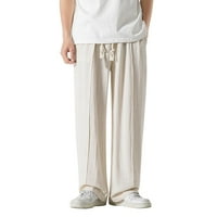 Muški kratke hlače Labavi pamuk ljetni trendy fit prozračan dnevni pamučni posteljina casual scenwear