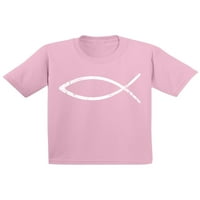 Awkward Styles Jesus Toddler majica za ribu za djecu Christian majica za dječake Christian Majice za