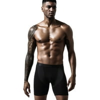 Muška rublja gaćice elastična tanka prozračna sportska donje rublje Brze sušenje duge ravne hlače