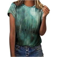 AWDENIO Clearence ženska bluza za ljetne ženske vrhove modna casual labava bluza Kameni gradijentni