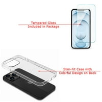 OneToughShield ® za iPhone Pro Shockofoff Torbica, sa zaštitnim zaslonom od kaljenog stakla - užarena