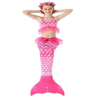 Sireni kupaći kostim za djevojčice Plivanje princeze Bikini set kupaći kostim
