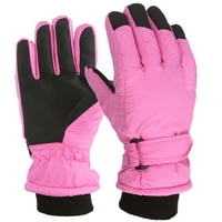 Knosfene skijaške termalne ženske rukavice hladna vremena zimske rukavice za odrasle ružičaste slobodne veličine
