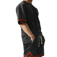 Ma majica MA Croi Muška majica kratki rukav urbani modni hip hop posada izrez TEE Sports Activewear