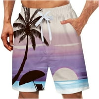 Zpanxa Muška kupaca za punjenje nacrtajući smiješni ispis festival plaže kratke hlače Brzo suho lagano