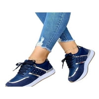 Gomelly ženske tenisice čipke čipke cipele sa šetnjom cipelama okružene cipele lagane modne tenisice