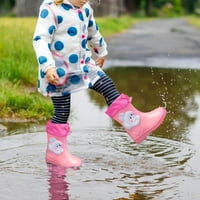 Cipele za mališane kišne cipele sa kišnim cipelama sa zec dizajna ružičaste dječje čizme za kišu Teksturirani
