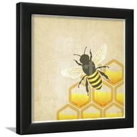 Pčelar saće stare pozadine, uokvirena umjetnost Print Wall Art by Natbasil Prodano od strane Art.com