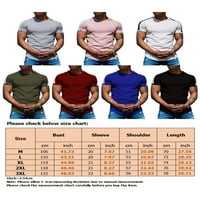 Bomotoo Muškarci Stretch majica kratkih rukava Baggy T košulje Sport Loose Fit Block Bluza