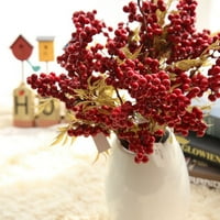 Božićni ukras Umjetno cvijeće Povoljni voćni kućni dekor biljne bobice Božićni materijal za ukrašavanje
