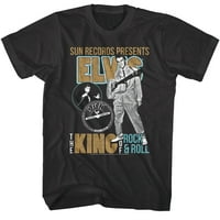 Elvis Presley kralj rock & roll muške majice