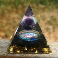 Amethyst kristalni iscjeljivanje orgonita piramida Obsisians Chakra Energy Orgone Stones