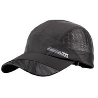 Wollično ljetni prozračni mrežasti bejzbol kapa Sportski šeširi za brzom sušenjem za muškarce