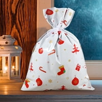 Božićne torbe za bombone Kućni ukras bombon poklon torba aluminijska plastika za novu godinu