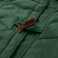Yuehao Womens Casual Labavi nepravilni posteljina plus Sizetanski majica za bluze kaputi za žene zelene