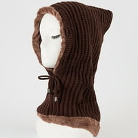 Zimski kape za žene sa uhom zaklopke Muškarci Žene Topla Crochet Winter Plus Velvet zadebljanje Slouchy