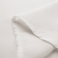 Voncos ženske majice - elegantna velika veličina čipkasto čvrstog spajanja kratkim rukavima vitka bluza
