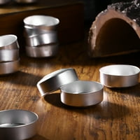 Aluminijske čajne lize limenke mogu mirisno čineći spremnik za svijeće prazan slučaj za svijeće