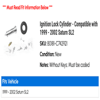Cilindar za zaključavanje paljenja - kompatibilan sa - Saturn SL 2001