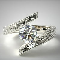Lroplie prstenovi za žene djevojke lično izobličenje rezbarenja dijamantskih angažmana Vjenčani prsten