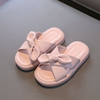 Honeeladyy HOT New Tlor Cipele Baby Girls Cute Fashion Solid Color Bow Neklizajući Soft Sole Beach Sandals