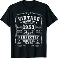 Vintage 70. rođendanski ukrasi muškarci smiješna rođendan majica