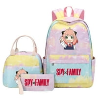 Zdaisy Rainbow ruksak set W Spy Family Tema za 15 prijenosna računala - savršen poklon za djecu unise
