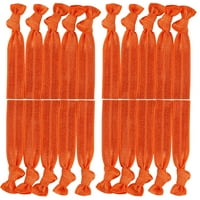 Kosa kravate Narančasti konjski držači za konju - bez nabora bez elastičnog stilskog pribora za oblikovanje od strane čvrstog ponija
