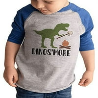 Ate Odjeća Kids Dino S'more Dinosaur Plava majica