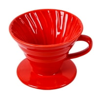 Keramička kava za pivsku konus Jednostavan za upotrebu u Crveni konusni filter za kafu za kućne kafe