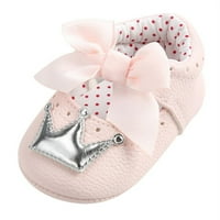Funcee Baby Girls Princess Bowknot PU Soft Sole Crib Cipele Tenisice
