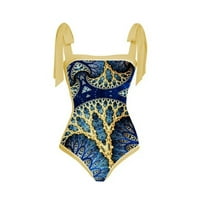 Snoarin Plus Size kupaći kostim za žene Tummy Coleit kostim jednodijelni kupaći kostim bikini čipka