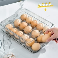 Sarkoyar Skladište jaja BO Držite uredno prozirno za počašćenje od jajeća za pohranu jajeća Hladnjak