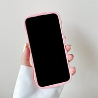 Čvrsta boja kovrčava val mekani kompatibilan sa iPhone futrolom