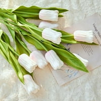 Aosijia Tulips umjetni cvjetovi lažni tulip proizlazi pravi dodirni tulipani za proljetni vijenac vjenčani