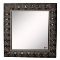 Square Feated Accent Zidno ogledalo, ukupna težina proizvoda: lb., dizajn okvira: venecijanski