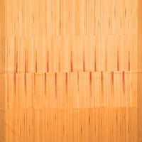 Ahgly Company u zatvorenom pravokutniku Sažetak narančasti suvremeni prostirke, 5 '7'