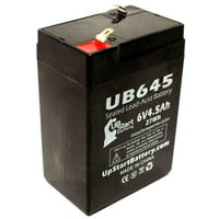 Kompatibilni hlorid 6v4,5h baterija - Zamjena UB univerzalna zapečaćena olovna akumulator - uključuje