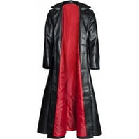 Viikei kaputi za muškarce jakne za muškarce Muški modni gotički kaput kožni kaput FAU kožne jakne jakne