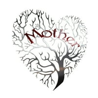 Metalni dan Dan Mama Mama Majka Mama je poklon sa cvjetnim srčanim ideja za majku poklon srčani pokloni