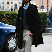 Voncos kaputi za muškarce čišćenje - tople jesenske i zimske casual lagane jakne za muškarce crna veličina