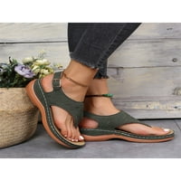Sandale sa sandale za luk krokowalk-a Ženske sandale Ljeto plaža Stanovi za gležnjače Sandal Ljeto Plaža