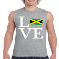 - Muška grafička majica bez rukava - Jamajka