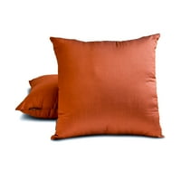 Domaći jastučni jastuk pokriva rub od 2, 18 x18 jastuka, ART svileni jastuci i jastuci od čvrstog bacanja