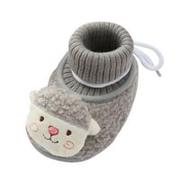 DMQupv Toddler Cipele cipele Mekane čizme Snow Comfort čizme Toddler zagrijavanje i moda Slatka veličina