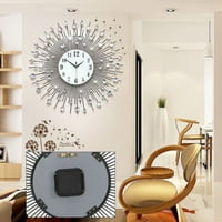 Luksuzni veliki zidni sat 3D paunski metalni zidni sat Dnevni boravak Početna Dekor