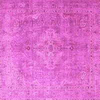 Ahgly Company Zatvoreni pravokutnik Perzijske ružičaste tradicionalne prostirke, 4 '6 '